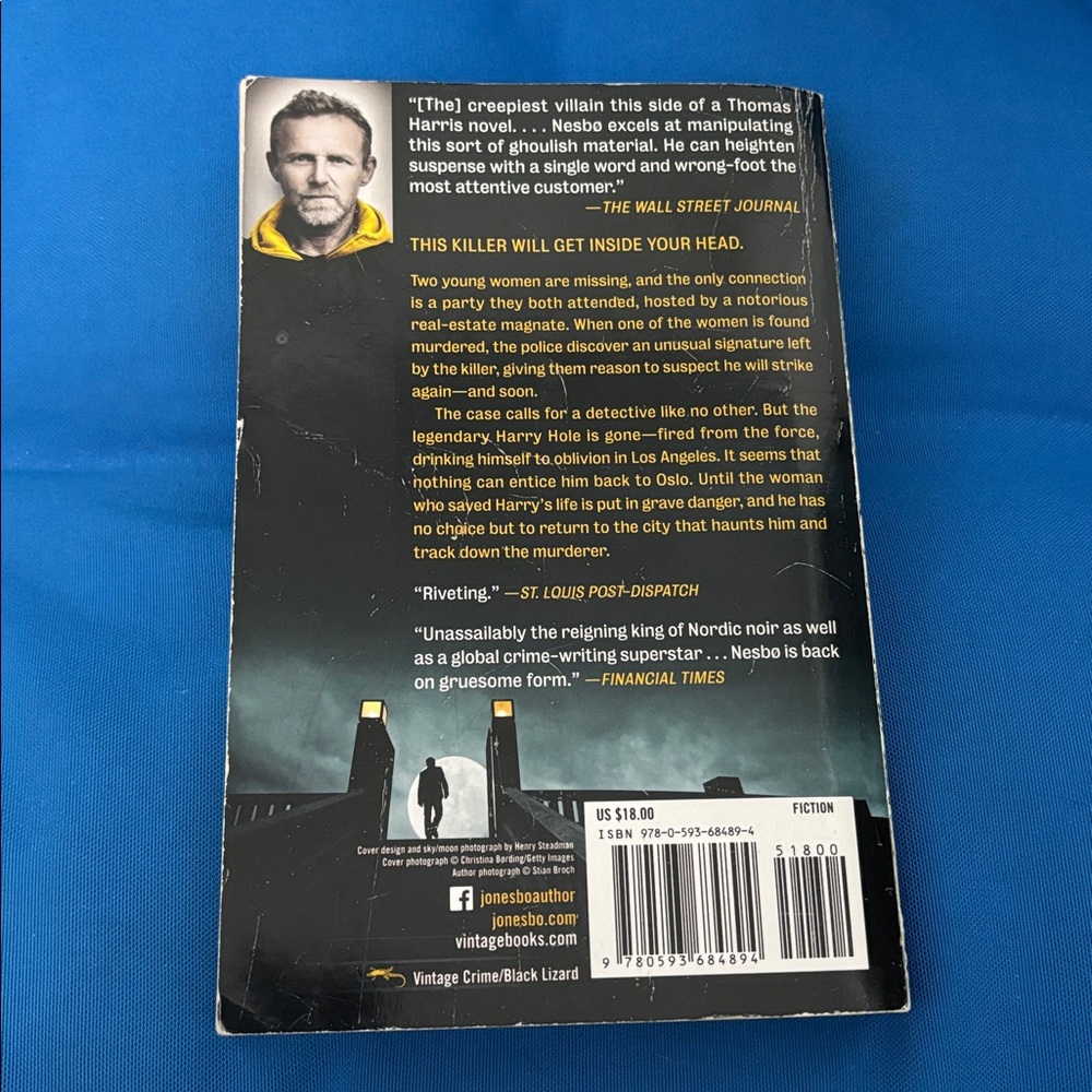 Killing Moon By Jo Nesbo Soft Cover A Harry Hole Novel NWOTS - Picture 2 of 10